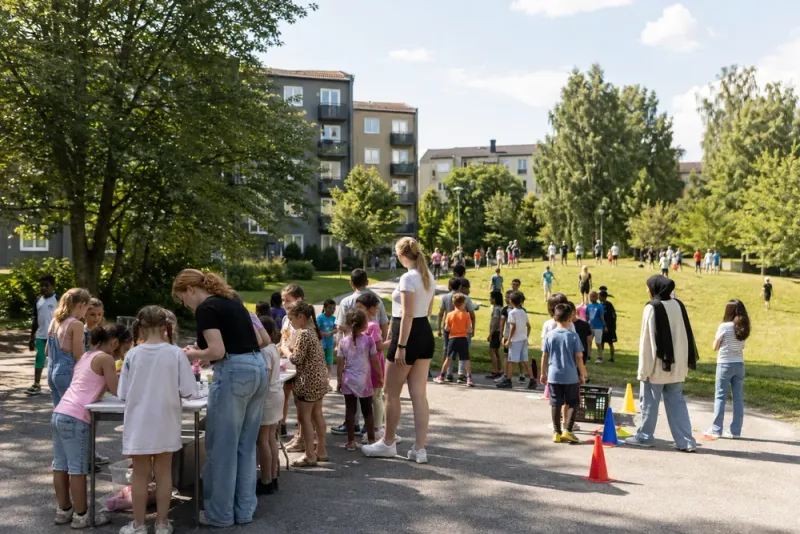 Rekordmånga barn deltar i Sommar i Sätra