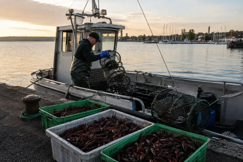 Kräftfisket drar i gång i Vättern