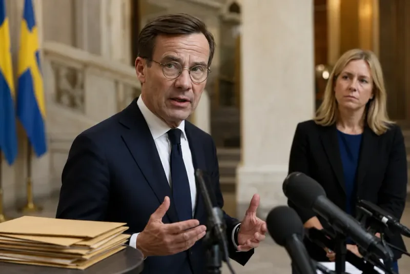 Kristersson kräver ansvar efter V-brev till terrorister