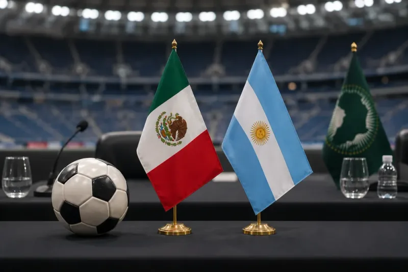 Mexiko och Argentina backar Gianni Infantino