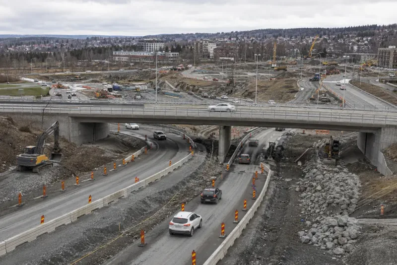 Omfattande vägarbeten påverkar trafiken vid Lillänge
