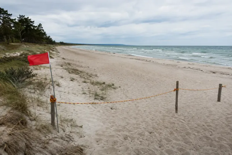 Bakteriehalter stoppar fortsatt bad vid Sandhammaren