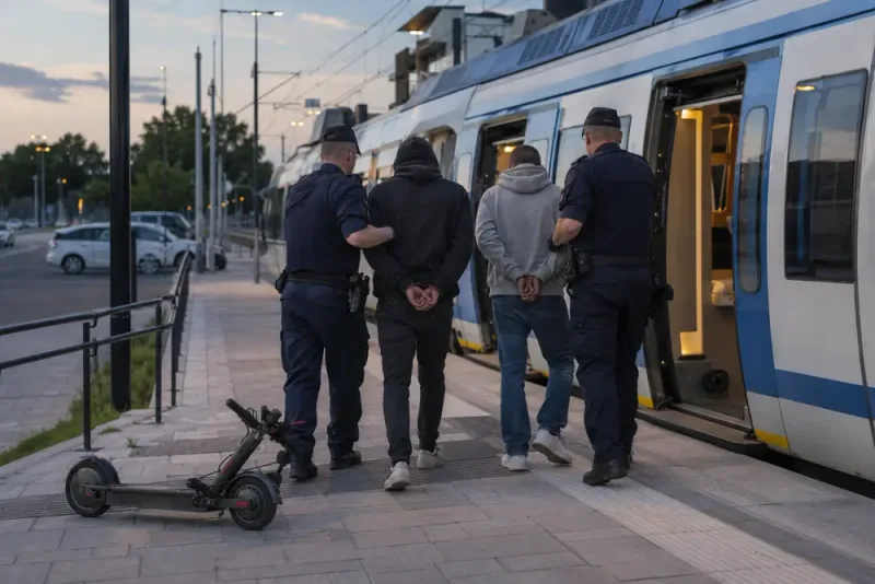 Två gripna efter rån vid Skänninge resecentrum