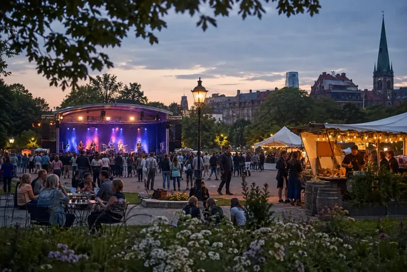 Festivaler och evenemang präglade fredagen i Skåne
