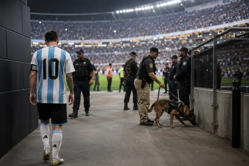 Lionel Messi utsattes för dubbla bombhot