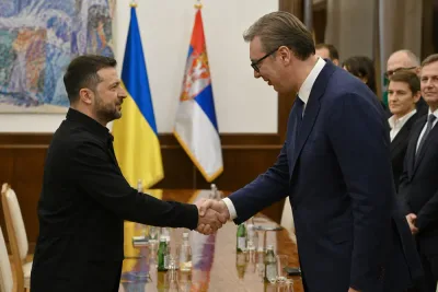 Zelenskyj inleder nya samtal med Serbiens ledning