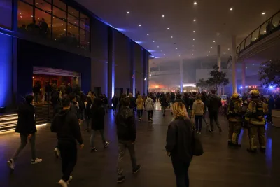 Brandlarm avbröt Spider-Man-visning på Heron City