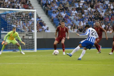 Yasin Ayari slog till två gånger mot Roma
