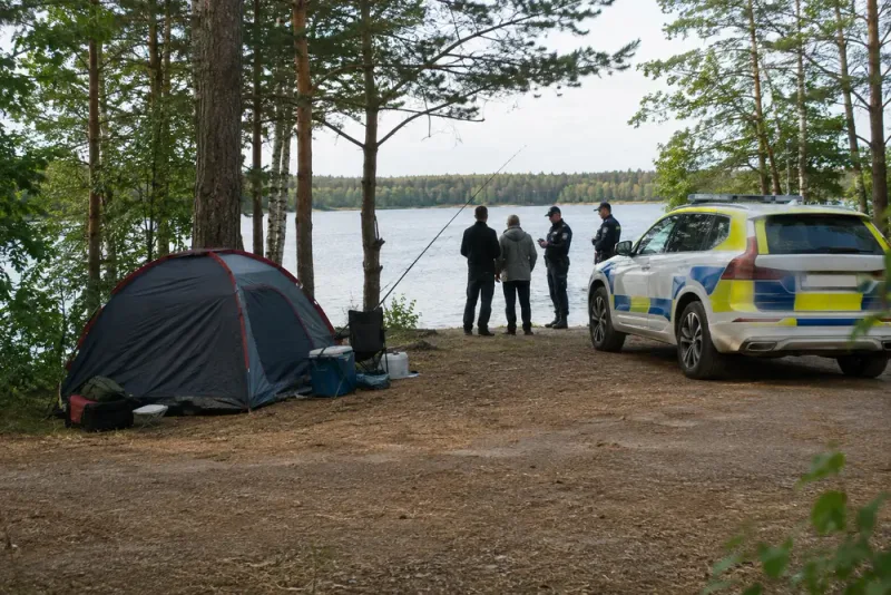Ryskt turistpar gripet vid Gävle och riskerar utvisning