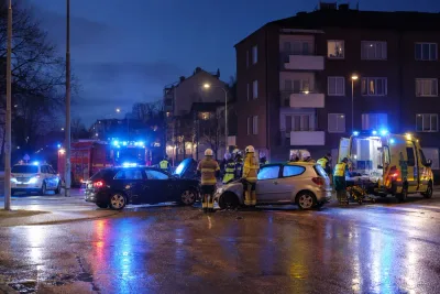 Två män till sjukhus efter allvarlig Malmöolycka
