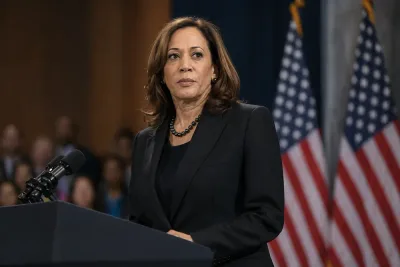 Kamala Harris öppnar för presidentvalet 2028