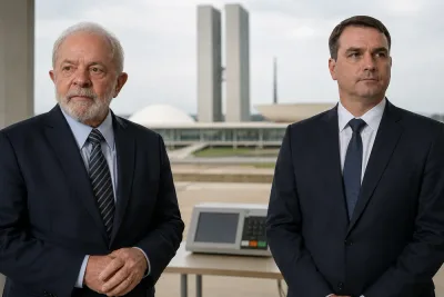 Flávio Bolsonaro utmanar Lula i presidentvalet