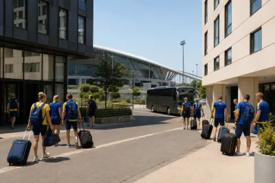 Svenska simtruppen splittras efter hotellproblem i Paris