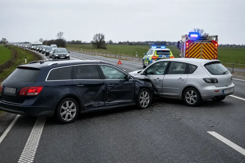 Fyra personer inblandade i krock på E65