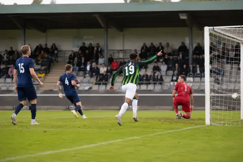 Samuel Salter sänkte Halmstad med två mål