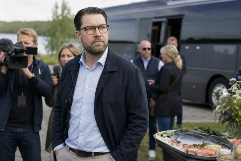 Jimmie Åkesson berättar om rädslan för fiskar