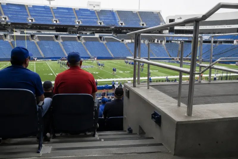 Fans kritiserar sikten på Bills nya arena
