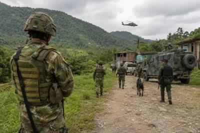 Sex dödade när Colombia trappar upp offensiven