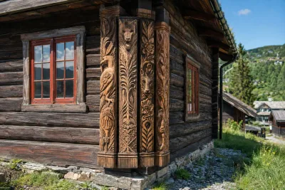 Elva husknutar i Åre blev konstverk