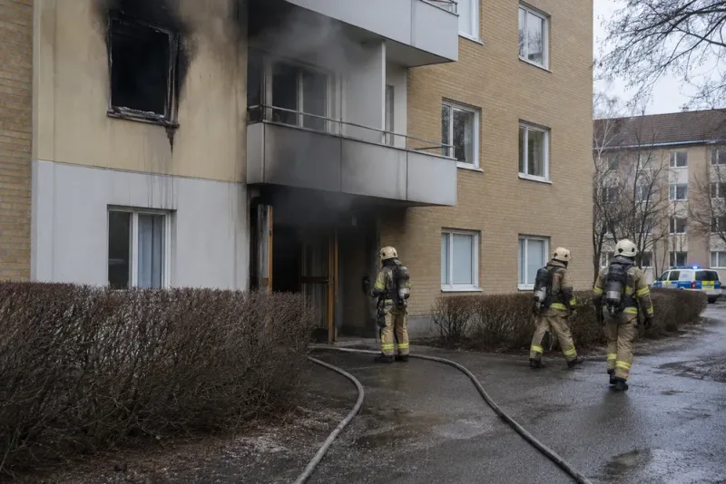 Kvinna får fängelse efter anlagd lägenhetsbrand