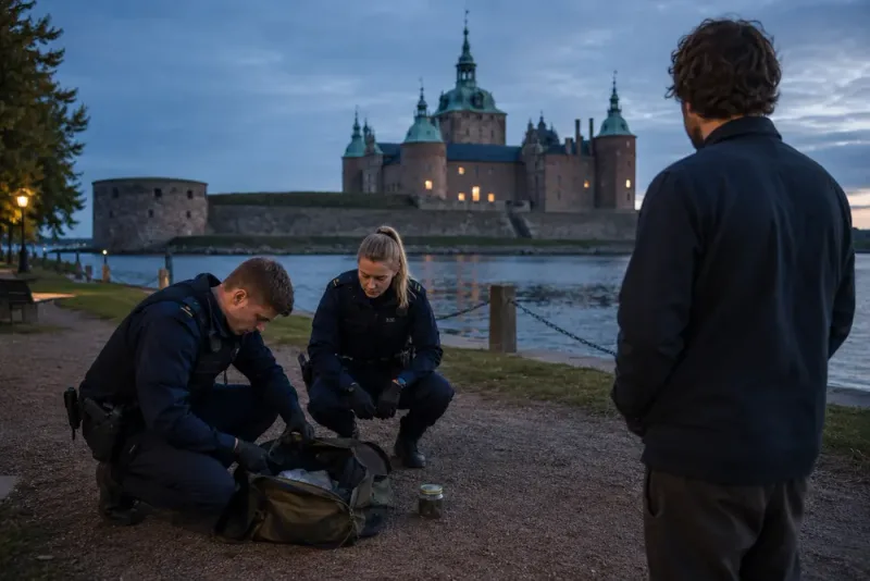 Artist åtalas efter cannabisfynd vid Kalmar slott
