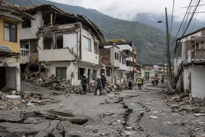 Kraftigt jordskalv i Colombia följdes av omfattande skador