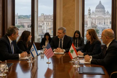 USA samlar Israel och Libanon till nya Rom-samtal