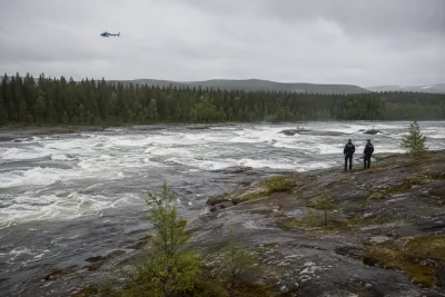 Mordutredning efter kroppsfynd vid Storforsen