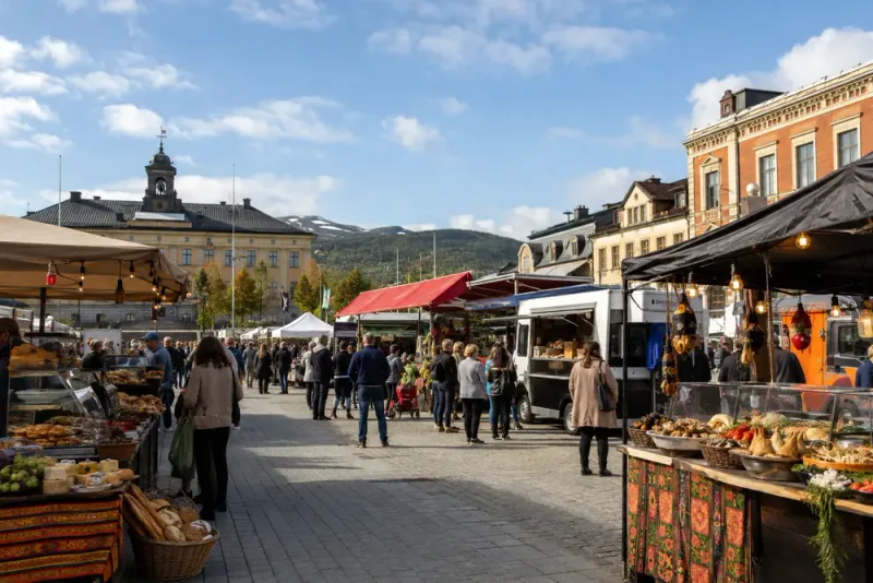 Internationell matfestival intar Stortorget i Östersund