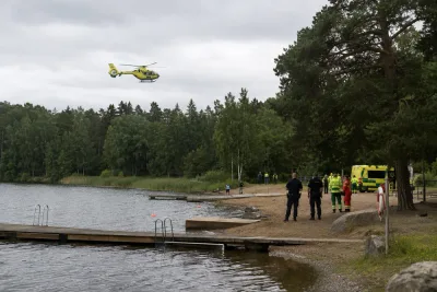 Man avled efter drunkningstillbud vid Hökarängsbadet
