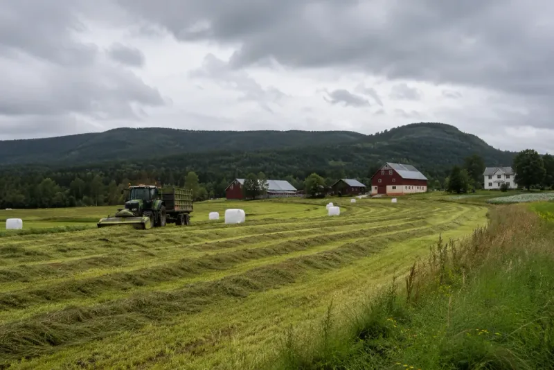 Stora foderskördar kan ge överskott i Jämtland
