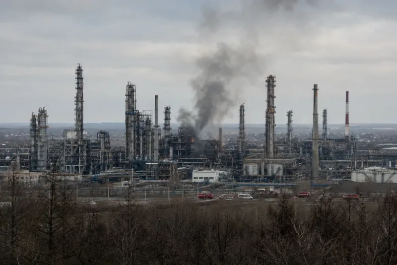 Ryskt raffinaderi stoppat i månader efter ukrainskt anfall