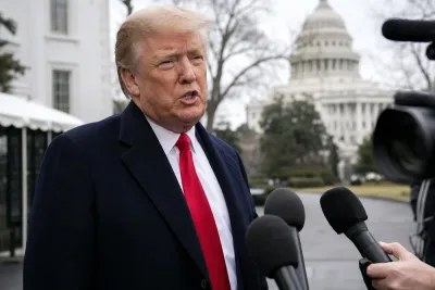 Donald Trump hänvisar till grundlagen om 2028