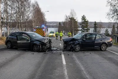Frontalkrock stängde Vallaleden på Frösön