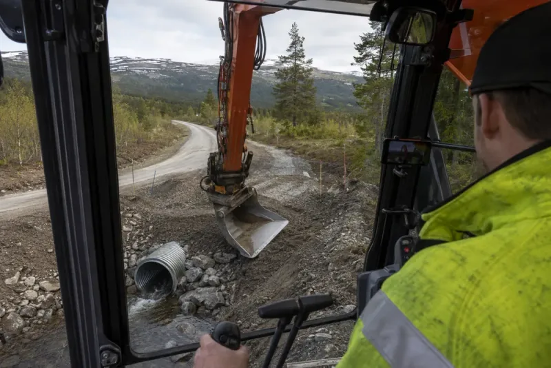 Grävmaskinist från Lofsdalen når miljonpublik