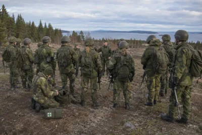 Ny militärutbildning samlar 40 deltagare utanför Kalix
