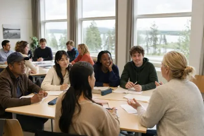 89 utländska studenter läser svenska i Kalix
