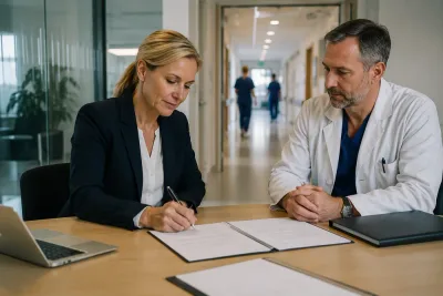 Silke Engelholm anställde sin make vid sjukhuset