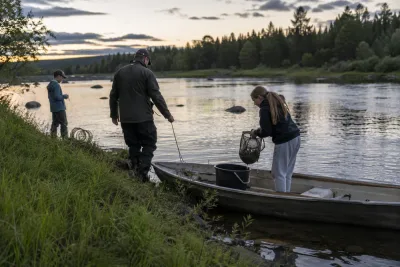 Familjer återvänder när kräftfisket drar igång