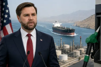 JD Vance pekar ut bränslepriser som främsta krigsmål