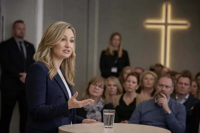Ebba Busch berättar hur dödshoten påverkat familjen