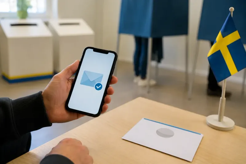Röstkort blir digitala för miljontals väljare