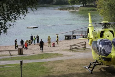 Pojke flögs till sjukhus efter drunkningslarm i Fjällnora
