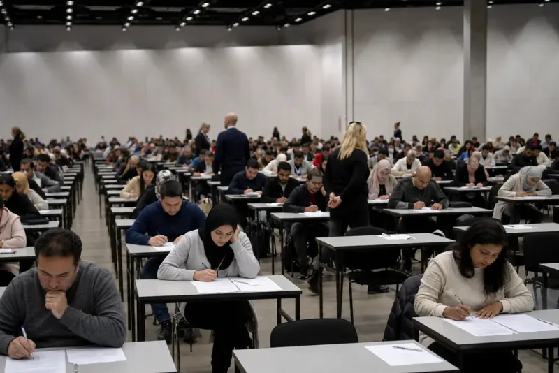 Omkring 900 skrev Sveriges första medborgarskapsprov