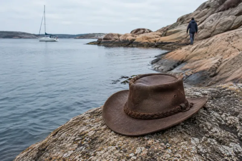 Cowboyhatten hittades efter resa från Oslo