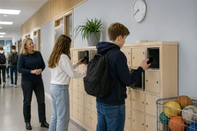 Nationellt mobilförbud gäller nu under hela skoldagen