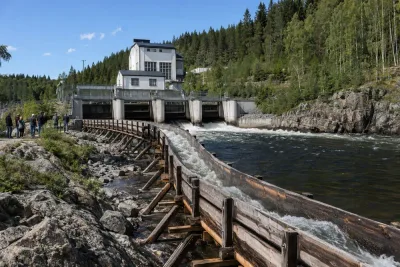 Krångede kraftverk firade 90 år med nyinvigd flottningsränna