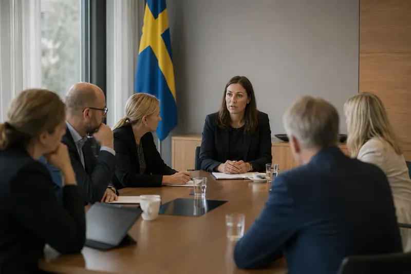 Nina Larsson kallar till nytt möte efter våldtäktslarm
