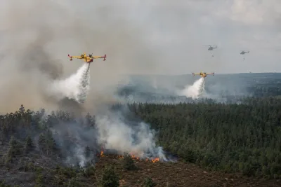 Belgisk storbrand växer – svenska flyg deltar