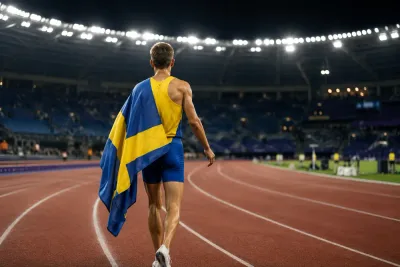 Andreas Almgren fastnade efter historiska EM-guldet